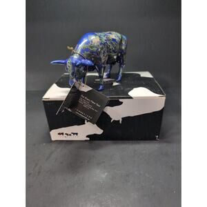 Cow Parade For Every New Year  Cow Figurine, Westland Giftware, #9184, Box & Tag